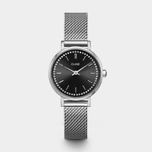 Charger l'image dans la galerie, Boho Chic Petite Crystals Mesh Black, Silver Colour 28 mm - CW10502
