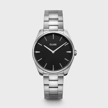 Charger l'image dans la galerie, CLUSE Féroce Steel Black, Silver Colour 36 mm - CW11103

