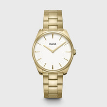 Charger l'image dans la galerie, CLUSE Féroce Steel White, Gold Colour 36 mm - CW0101212005
